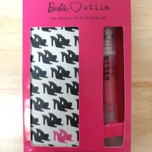 Barbie X Stila Eyeshadow Trio and Lip Glaze RARE!